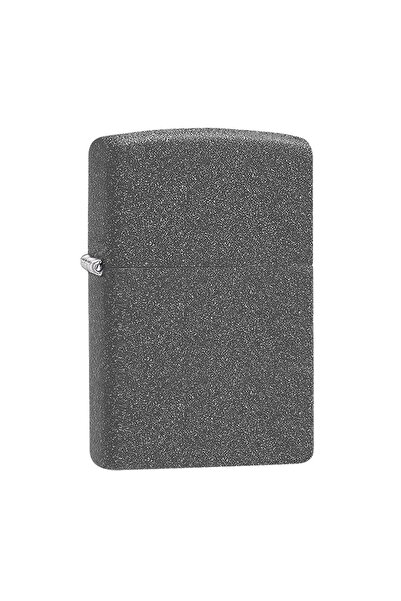 Zippo 211 Iron Stone lighter, metallic, black