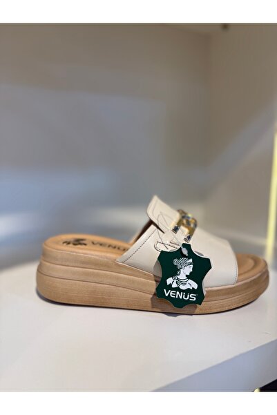 Venüs Kadın Hakiki Deri Toka Detaylı Günlük Terlik 2409915Y