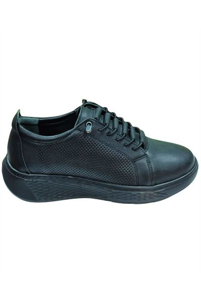 BE FAST ONE 2370 Women's Black (36-40) Leather Casual Sports Shoes