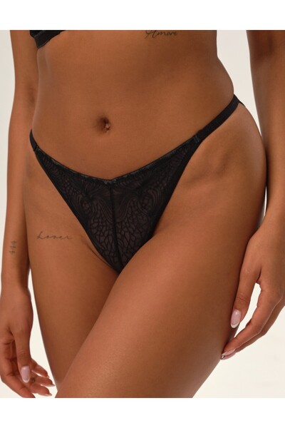 ESOTIQ Women's Elegant Briefs Panties with Embroidered Lace Front & Mesh Back Sexy | Ombre