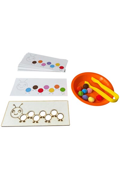 Loyameri Kidsshop TIRTIL RENK EŞLEME ETKİNLİĞİ/İNCE MOTOR BEC. OKULÖNCESİ/ ÖZ...