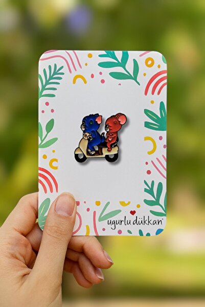 uğurlu dükkan MOTORLU TOM VE JERY ROZETİ