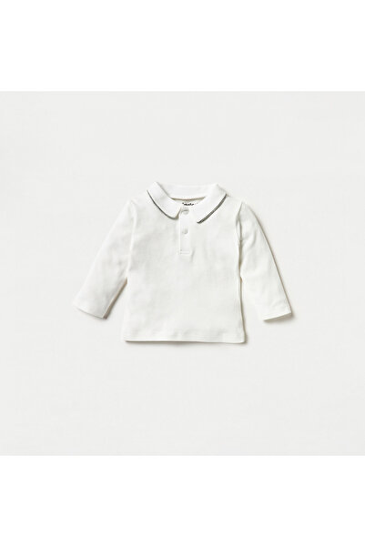 giggles Checked Dungaree and Polo T-shirt Set