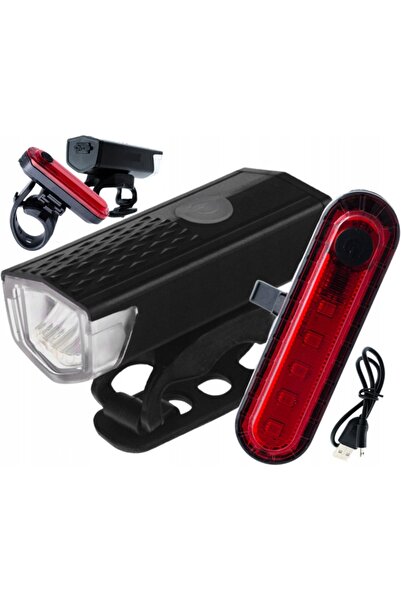 Other Set de lumini pentru bicicletă AKU USB 300 lumeni STRONG