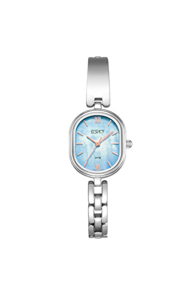 ECSTACY Women's Analog Light blue Dial Watch - E25513-SBSLK