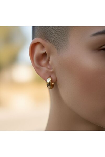 XUPING JEWELRY 14K VIP XUPING Mini Halka Küpe