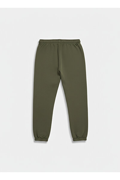 Ltb Πράσινη αθλητική φόρμα Slogan με τύπωμα με ελαστική μέση