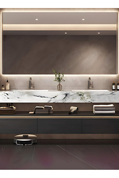 Taimi Wall Mirror 120x80cm-Elegant Design Mirror with 3-Light Levels,Makeup Mirror Dressing Room,Enterway