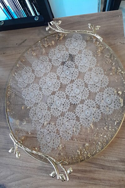 Naz Epoksi Dantel Tepsi