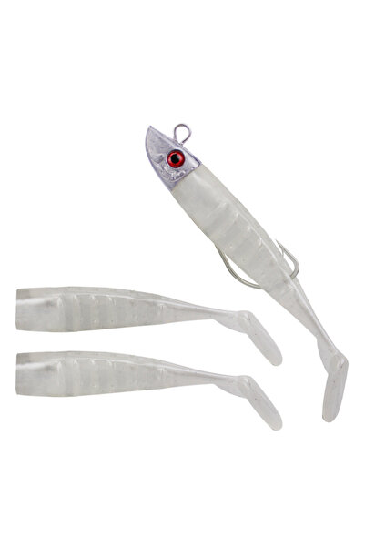 Choice طُعم-2 طُعم بديل عالي الجودة لصيد الأسماك بالجيجينغ، طُعم ناعم 8 سم 8....