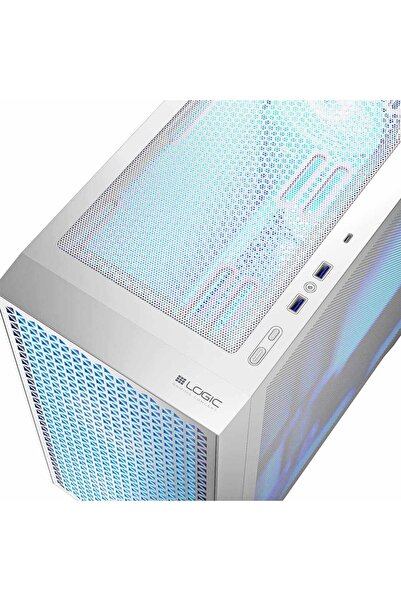 Other LOGIC DART PRO ARGB MINI USB TYPE-C CASE WHITE