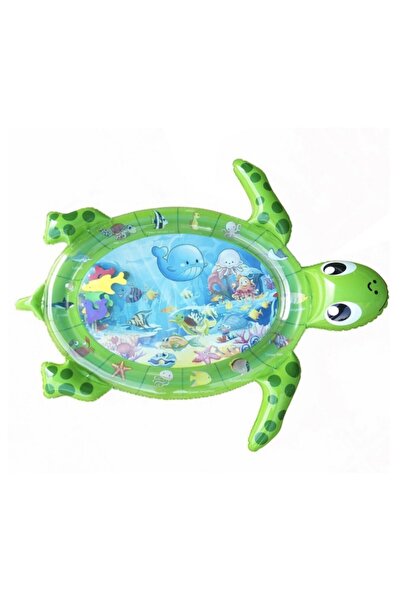 MACVI ® Water-Filled Inflatable Baby Play Mat, for Ages 3–12 Months, BPA-Free PVC, Green