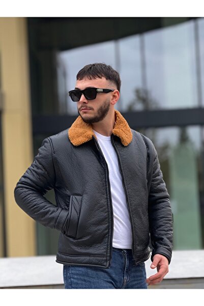 KINGAF Чоловічий комплект з натуральної шкіри