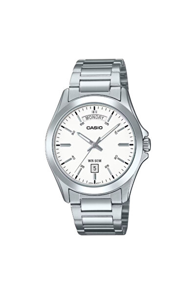 Casio Men's Analog White Dial Watch - MTP-1370D-7A3VDF