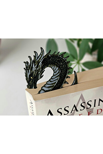 Anka Atolye Wyvern / Ejderha Şeklinde Kitap Ayracı - Fantastik Temalı Ayraç