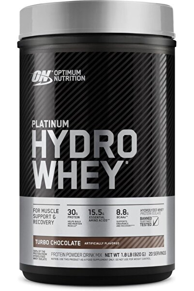 ON Optimum Nutrition Optimum Nutrition Platinum Hydrowhey Protein Powder, Turbo Chocolate, 1.75 lbs (820 g), 20 Servings