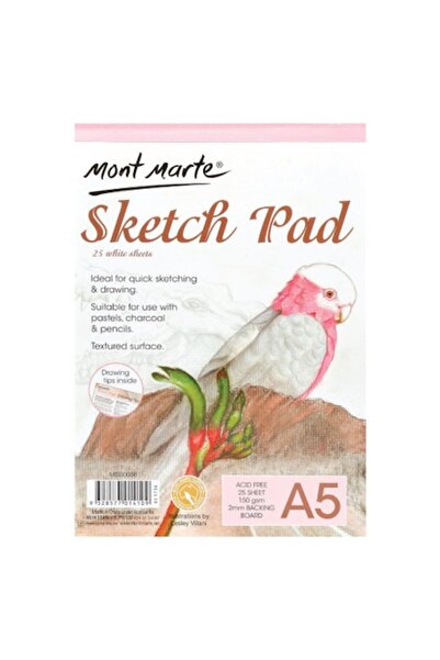 Mont Marte Bloc de desen A5 (14,8x21 cm) 150g/m2 -