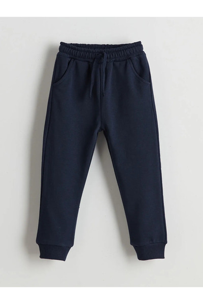 LC Waikiki LCW Kids Γκρι Φούτερ με λαιμόκοψη και ανδρικό φούτερ και παντελόνι 2 τεμαχίων