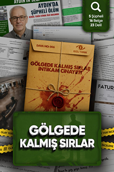 Gizli Tanık Dedektiflik Oyunu, Katili Bul, Dedektif Oyunu, Cinayet Çözme, Suç...