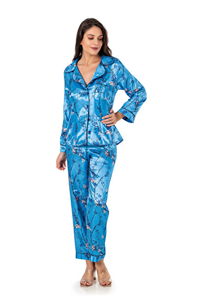MOONGIRL KADIN SATEN PİJAMA TAKIM