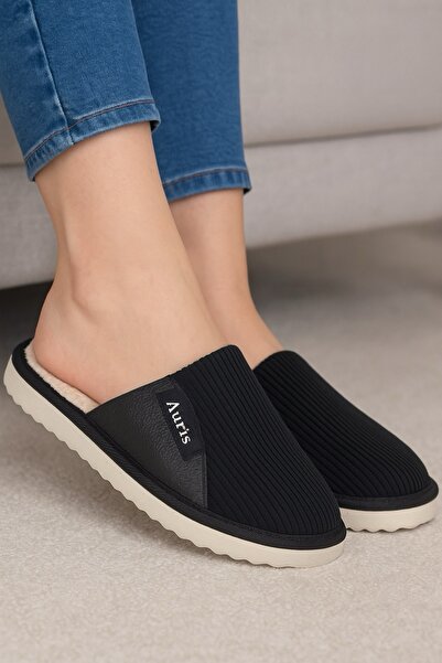 Wordex Ar-060 Unisex Velvet Fabric Winter House Slippers with Fur Inside