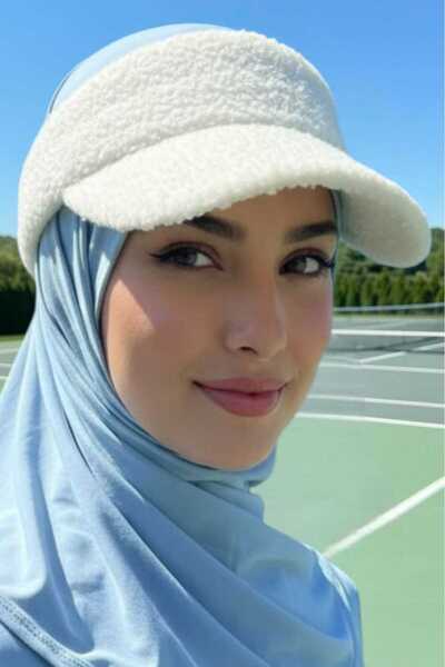 Mood Agenda Women's Furry Soft Visor Hat