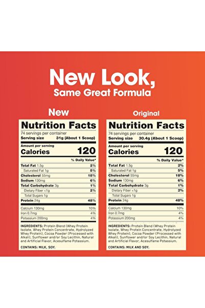 Optimum Nutrition Gold Standard 100% Whey Protein Powder, Double Rich Chocolate, 5 lb (2.27 kg), 74