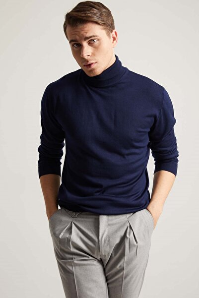 Fc Plus TAM YAKA BALIKÇI PREMİUM TRİKO - EXTRA SLİM FİT