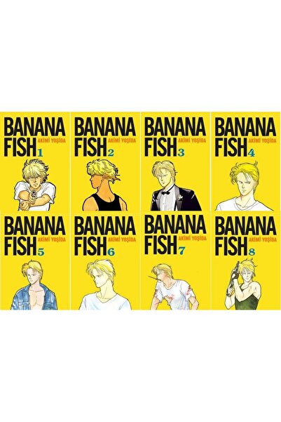 Gerekli Şeyler Yayıncılık Banana Fish 1-2-3-4-5-6-7-8 manga seti (8 kitap) 1 ...
