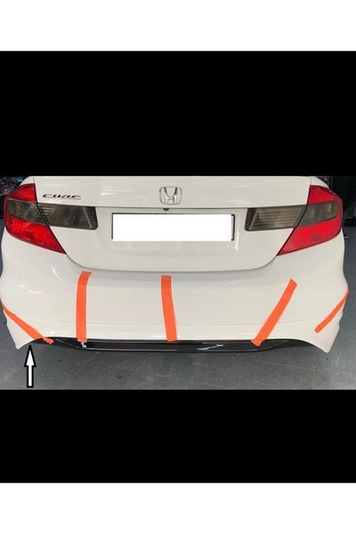 Aysimoto Dizayn Honda FB7 Arka Tampon Eki -2012 - 2015 Difüzör Honda