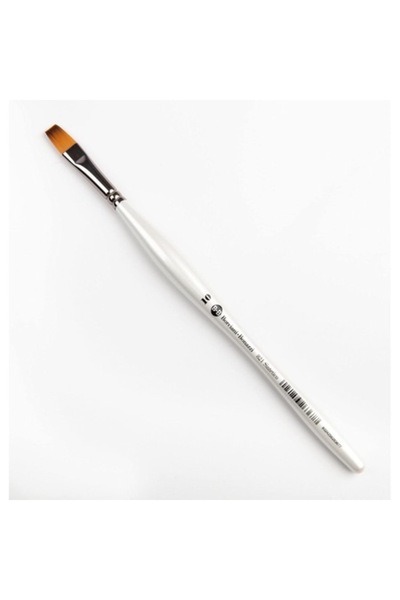 Unico Pensulă profesională cu păr sintetic nr. 10 - Plată (seria 821) - Borci...