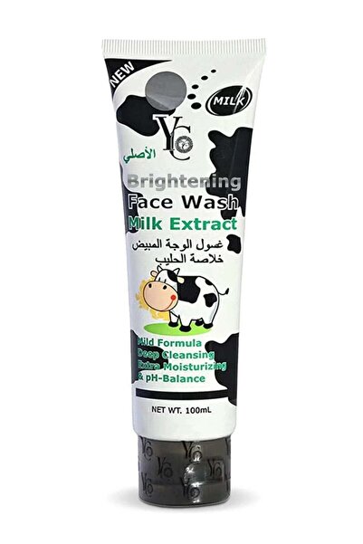 YC غسول الوجه بالحليب لتفتيح البشرة 100 مل