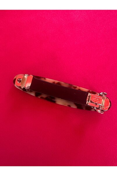 Milena Designer Store Milena Dog Figured Bone Leopard Clip Buckle