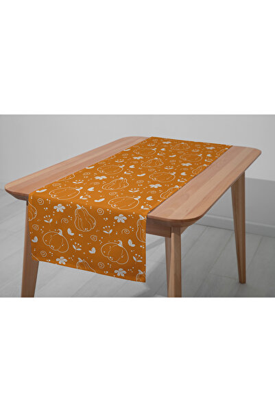 Filamente Digital Printed Runner - Leaf / Autumn / Pumpkin Patterned - 140X40 cm