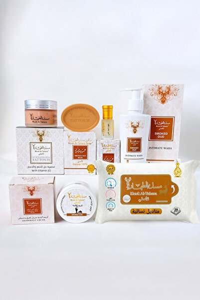 MUSK AL TAHARA 6 Items Smoked Oud Msik Smoked Oud Musk