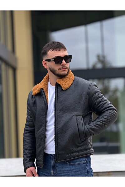 KINGAF Чоловічий комплект з натуральної шкіри