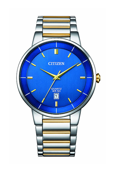 Citizen ساعة رجالية تناظرية بمينا أزرق - BI5124-50L