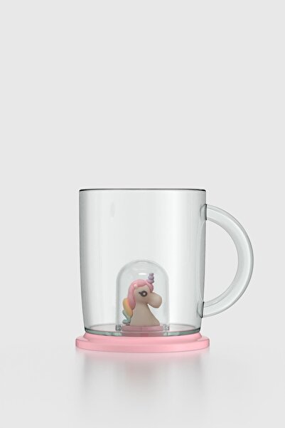 Renga Joy Unicorn Figured 250 ml Tritan Cup with Handle 222059 Pink