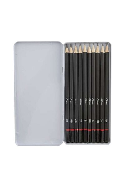 GRAFİX Set de 10 creioane de desen din grafit -