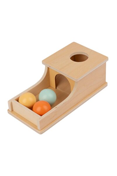 MACVI ® Montessori Educational Wooden Toy with 3 Colored Balls, Early Development