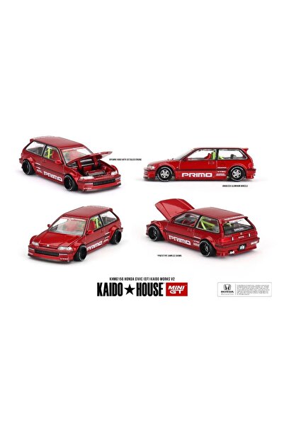 Kaido House MiniGT nr.156 Honda Civic EF KAIDO WORKS V2 1:64