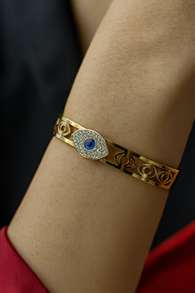 G Sport POLO Steel Handcuffs with Evil Eye Detail