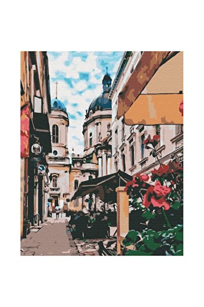 ATELIER Pictură pe numere Stradă liniștită -