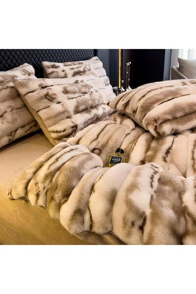 Casa New Concept Lenjerie de pat 4 piese Cocolino Blană de Iepure