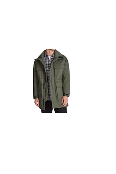 Reserved men's quilted jacket, khaki, size L