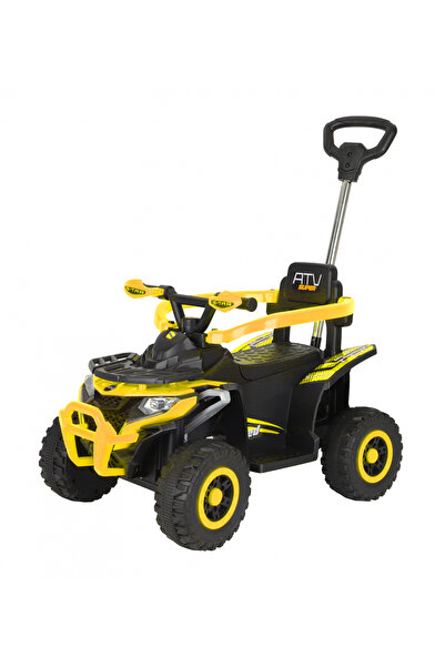 Kinderauto ATV electric Hercules 4 în 1 pentru copii, galben