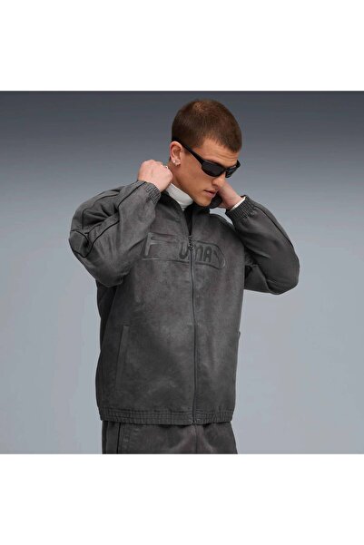 Puma T7 Suede Erkek Gri Ceket (632190-44)