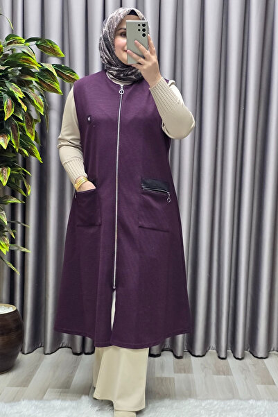 Elmas Tesettür Îmbrăcăminte pentru femei Hidžab Vesta otomană de mărime mare