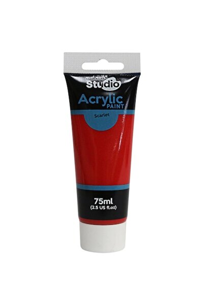 Mont Marte Studio Acrylic Colour 75 ml - Scarlet