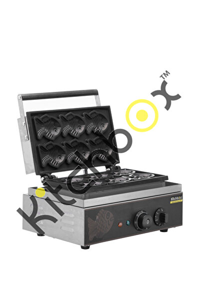 Kitchbox Ticari Endüstriyel Fish Cake Taiyaki Makinesi
